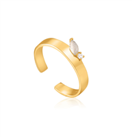 Ringe Ania Haie Dame Midnight in Silber Labradorite R026-02G - R026-02G